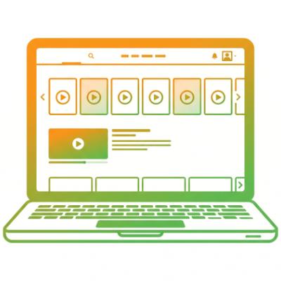 Netflix-Style Interface Icon