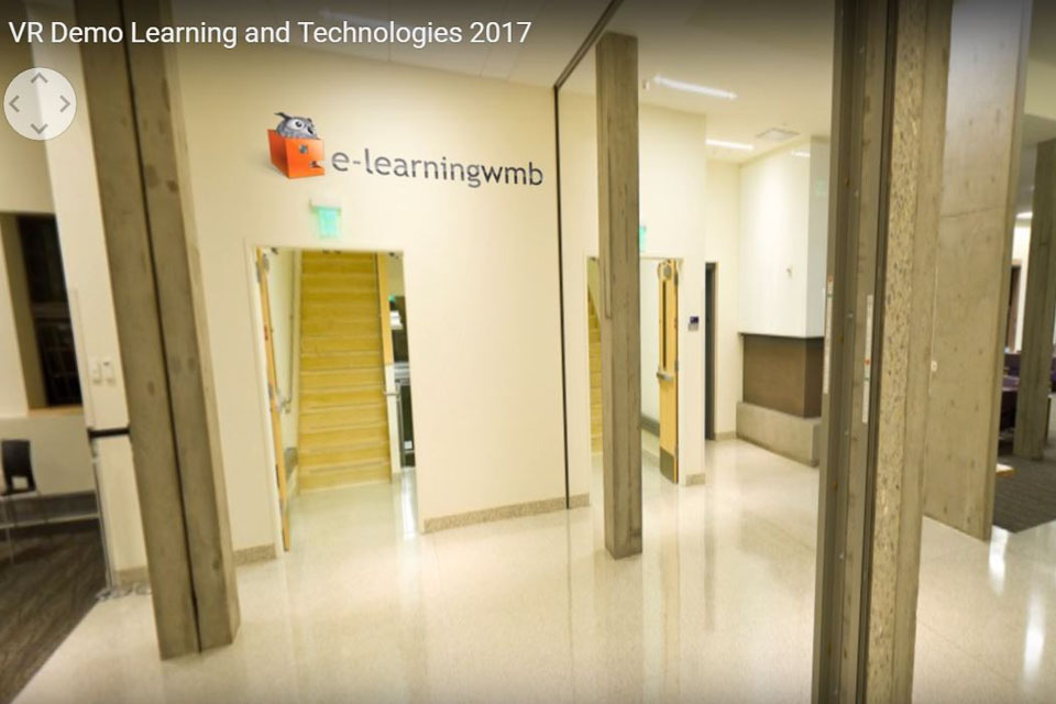 VR learning environment
