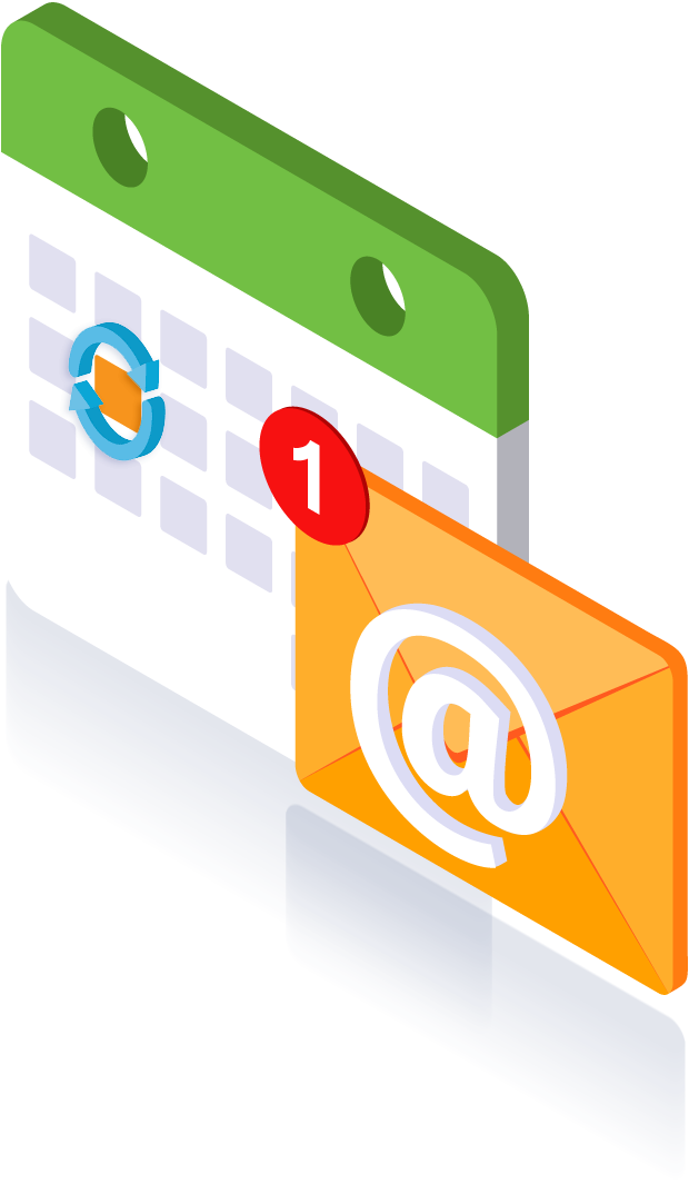 Automated email reminders sent from the Open eLMS LMS
