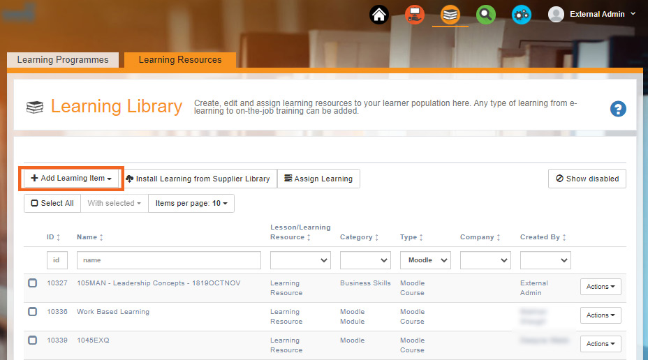 Add Moodle