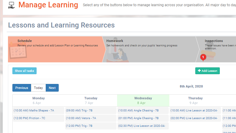 Add blended learning lessons
