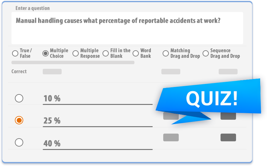 Quiz creation/design in Open eLMS Creator LMS