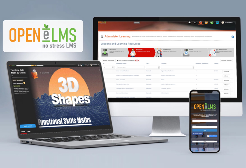Open eLMS Adaptable LMS interfaces for mobile and desktop