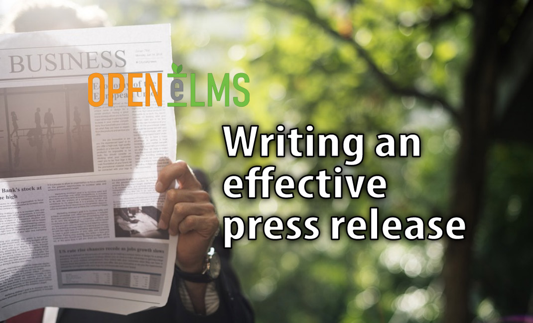 Writing An Effective Press Release