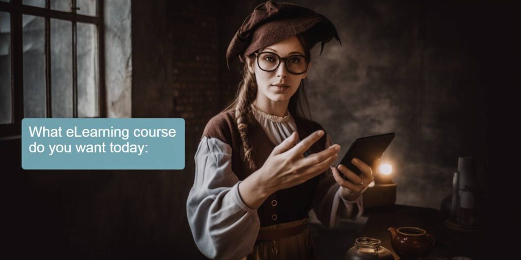From Text Prompt to eLearning Magic