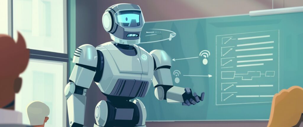 robot training using AI